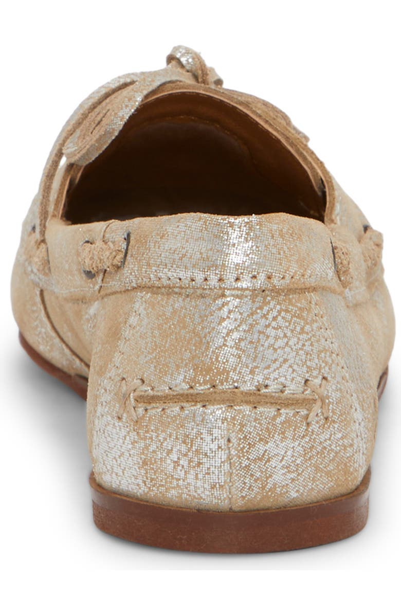 Lucky Brand Tineera Boat Shoe, Alternate, color, Silver Foil Print