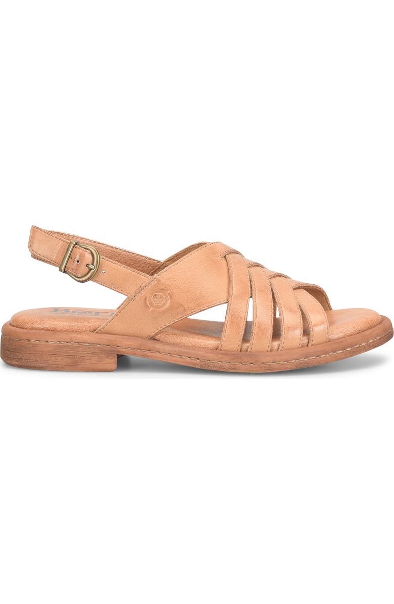 Børn Remy Slingback Sandal, Alternate, color, Light Brown Leather