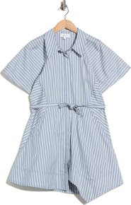 A.L.C. Julie Tie Waist Cotton Shirtdress