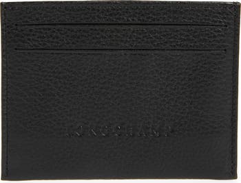 Longchamp Le Foulonné Leather Card Case | Nordstrom