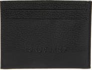 Longchamp Le Foulonné Leather Card Case