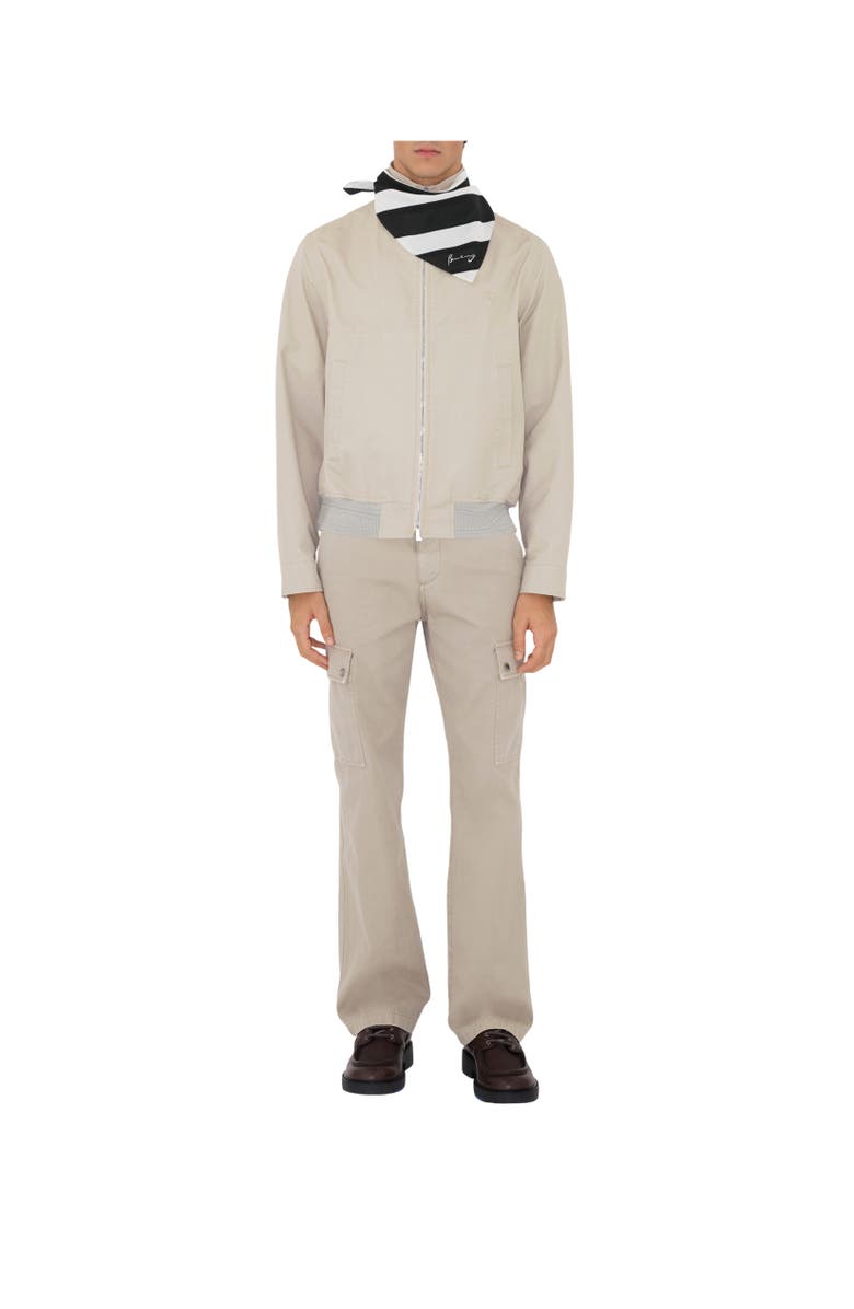 Burberry Striped Cotton Scarf, Alternate, color, 