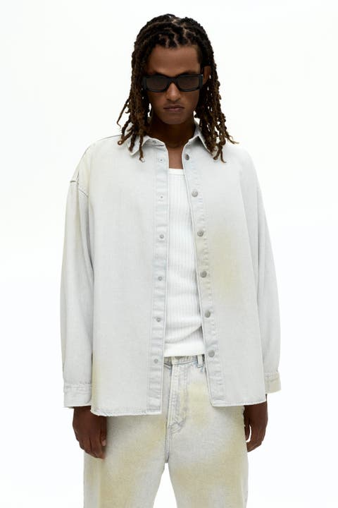 Oversized Fit Denim Shirt