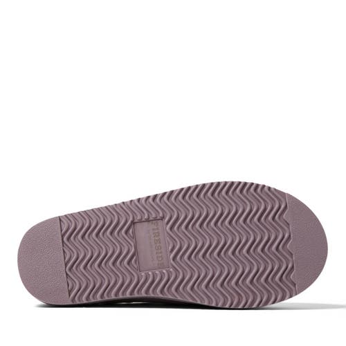 Dearfoams Fireside Greta Genuine Shearling Clog Slipper In Lilac