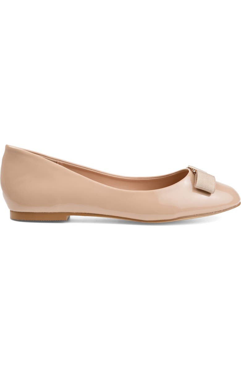 Journee Collection JOURNEE Kim Flat, Alternate, color, Nude