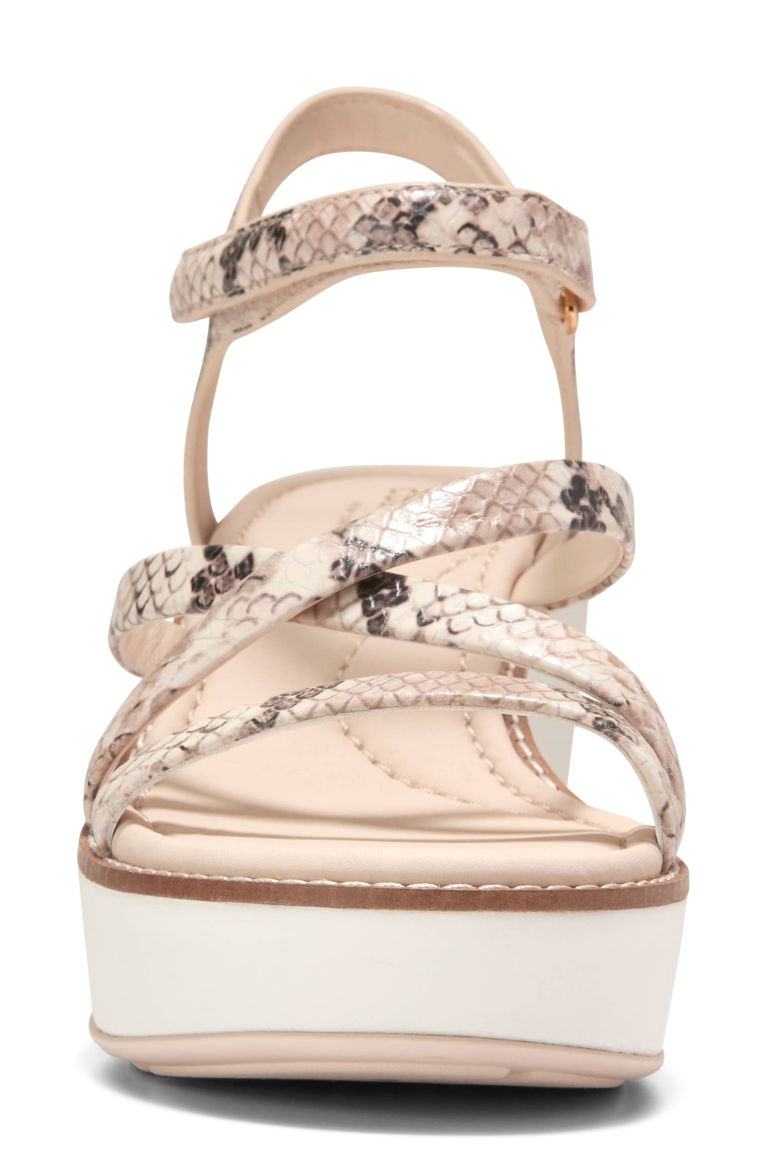Grand Ambition Azura Strappy Sandal, Alternate, color, MOJAVE SNAKE PRINTED LEATHER
