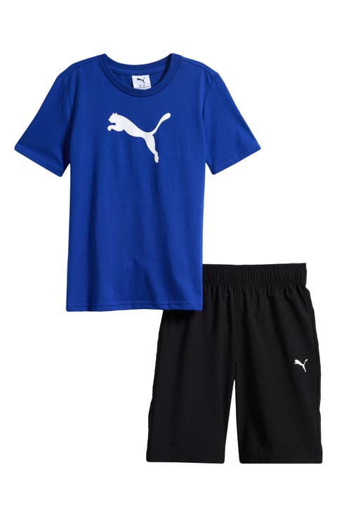 Kids' Logo Graphic T-Shirt & Shorts Set (Big Kid)