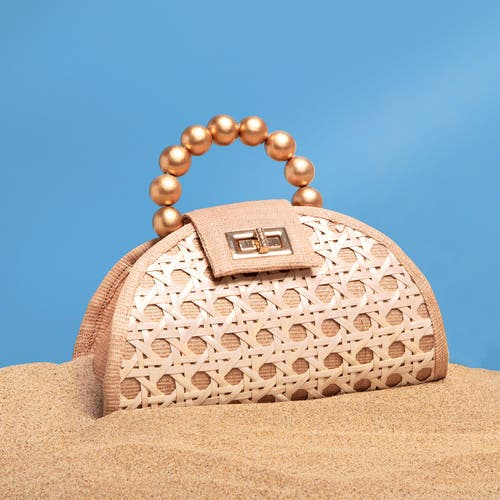 Soli & Sun The Bella Rattan Woven Handbag