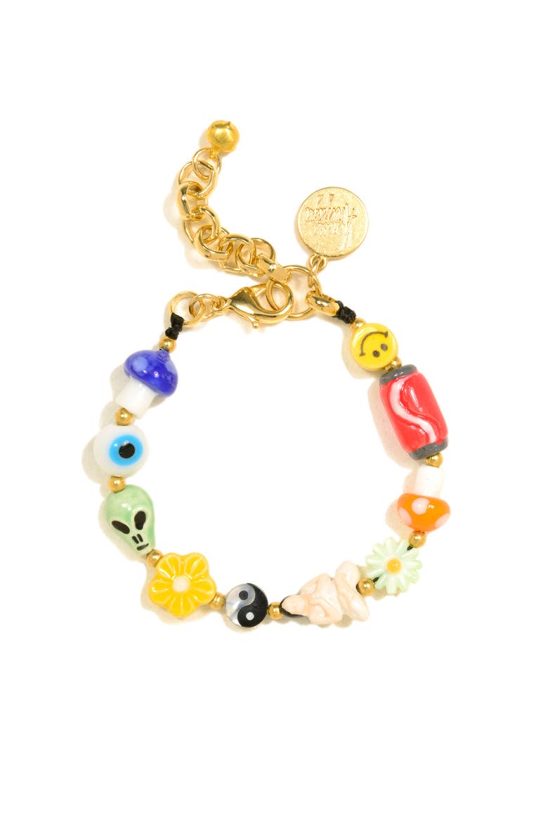 No Risk, No Magic Bracelet, Main, color, White