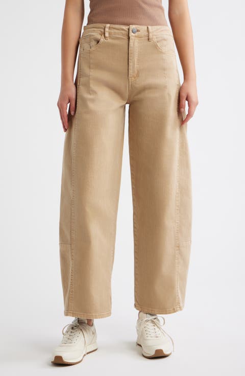 Wide Leg Crop Jeans