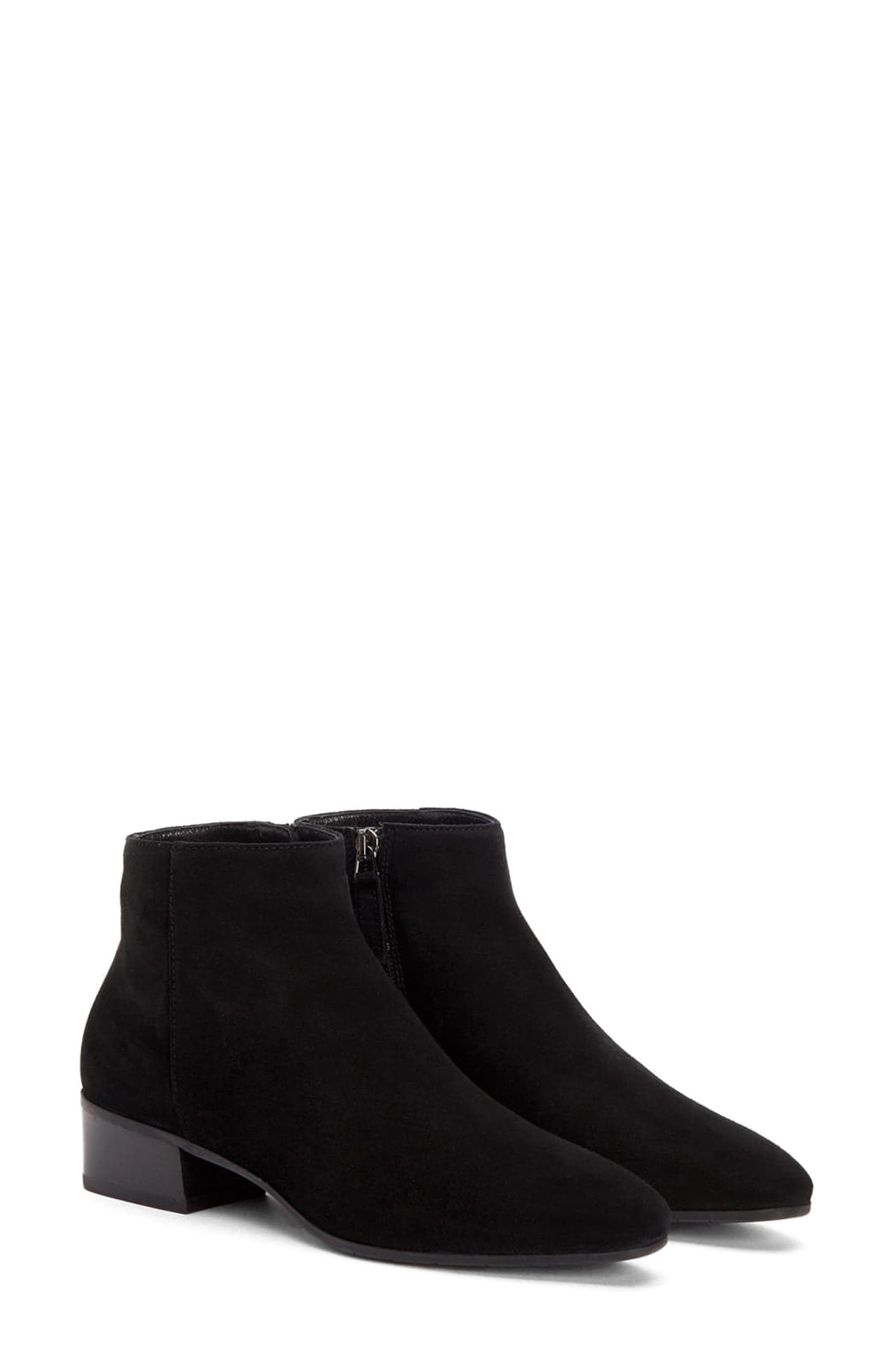 Aquatalia Fuoco Weatherproof Bootie, Main, color, Black Suede 2
