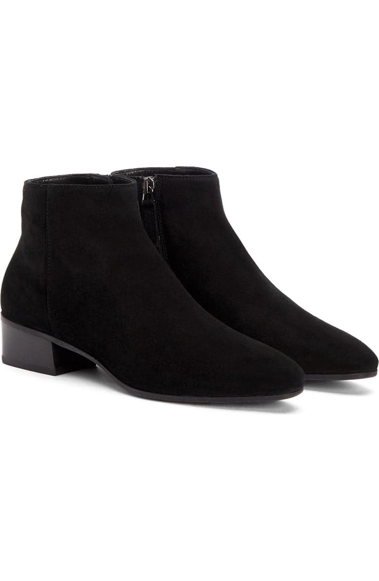 Aquatalia Fuoco Weatherproof Bootie, Main, color, Black Suede 2