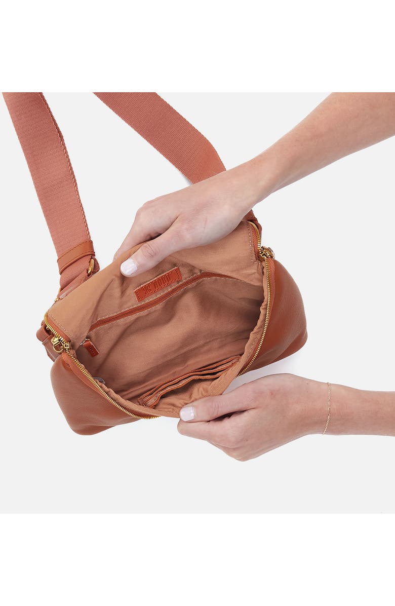 HOBO Large Fern Belt Bag, Alternate, color, Warm Honey