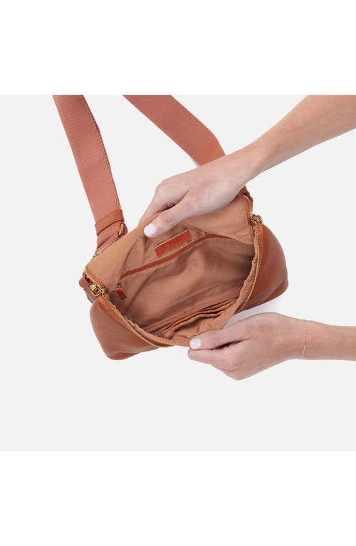 Shop Hobo Large Fern Belt Bag In Warm Honey