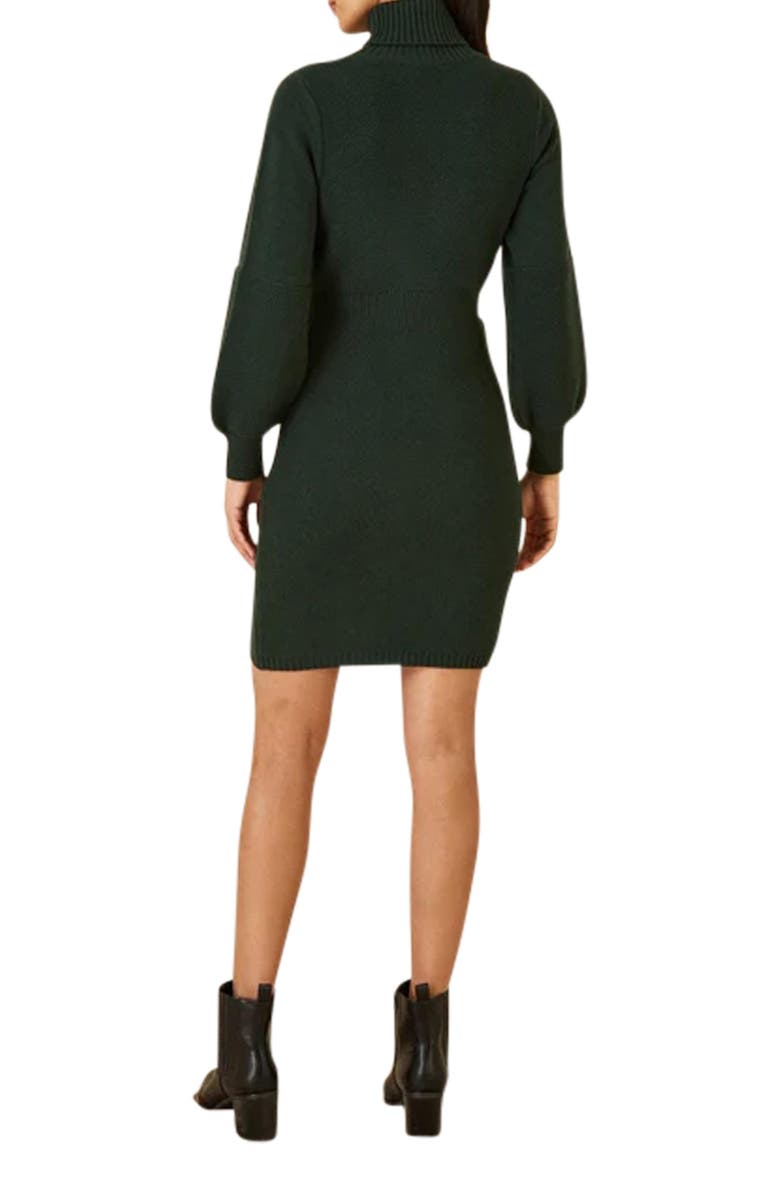 Yumi Roll Neck Knitted Dress, Alternate, color, 