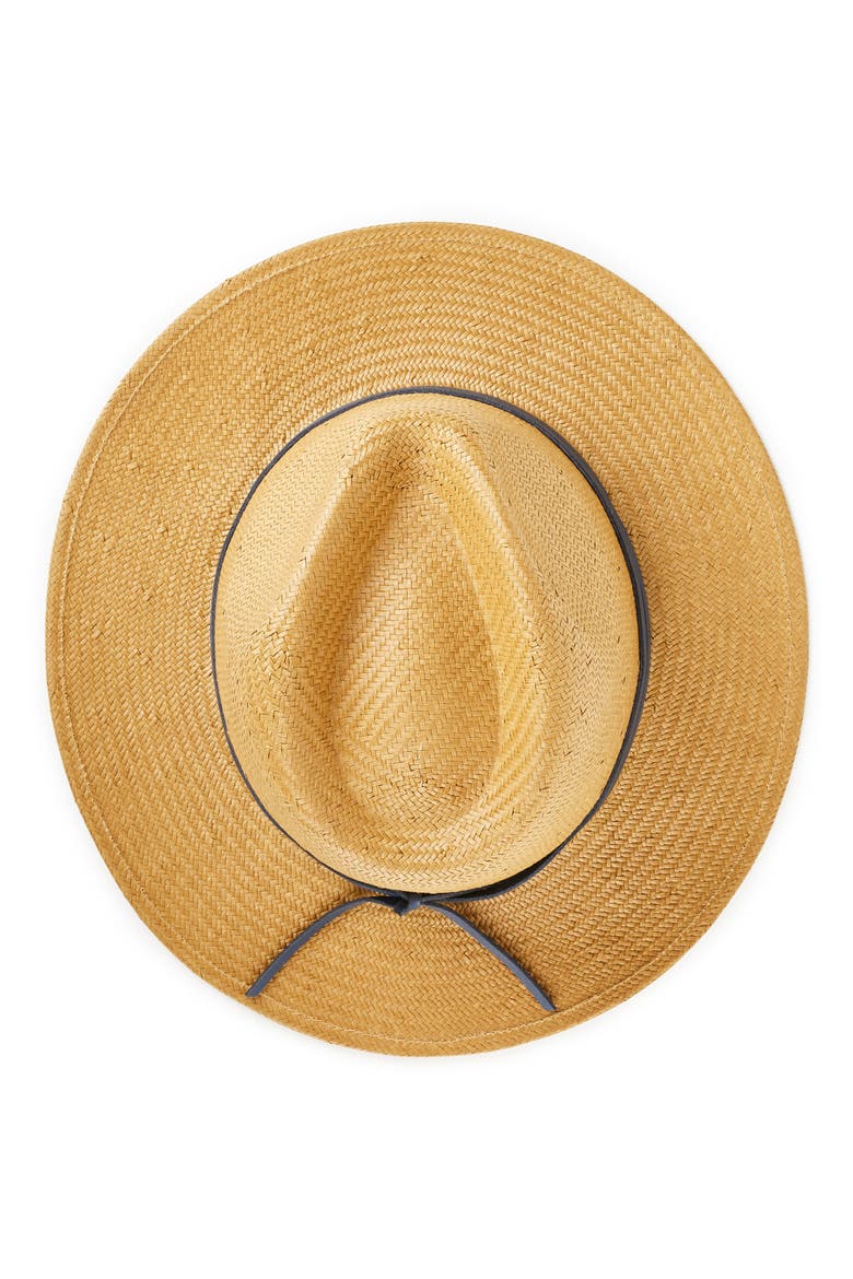 Pacific Straw Fedora, Alternate, color, NATURAL