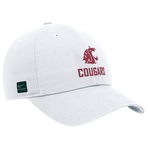 Men's Nike White Washington State Cougars 2025 On-Field Club Adjustable Hat