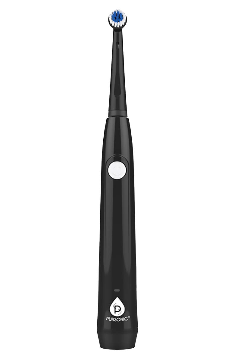 PURSONIC USB Rechargeable Rotary Toothbrush, Alternate, color, Black