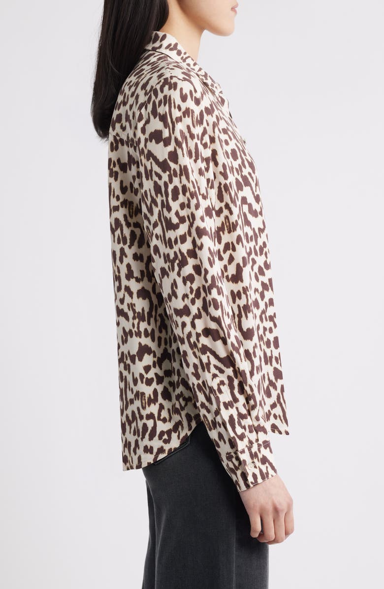 Rails Josephine Jaguar Print Button-Up Shirt, Alternate, color, Jaguar