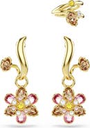 Swarovski Idyllia Floral Charm Jacket Earrings