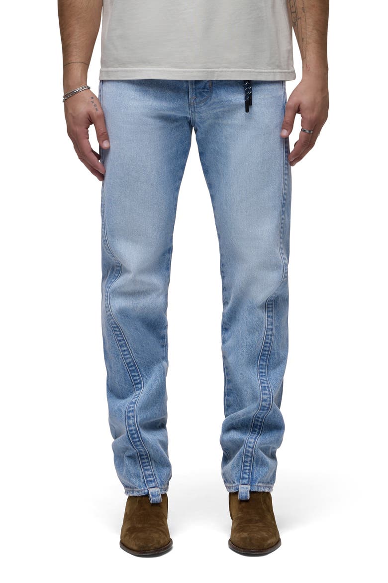 Twisted Seam Straight Leg Jeans, Main, color, EAST PARK