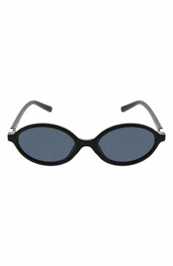 53mm Slim Oval Sunglasses
