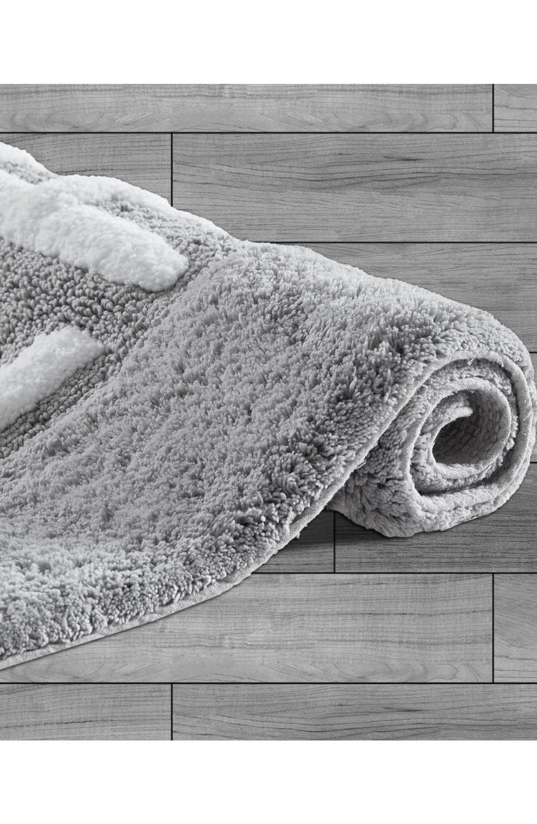Jean Pierre New York Hers Bath Mat, Alternate, color, Grey