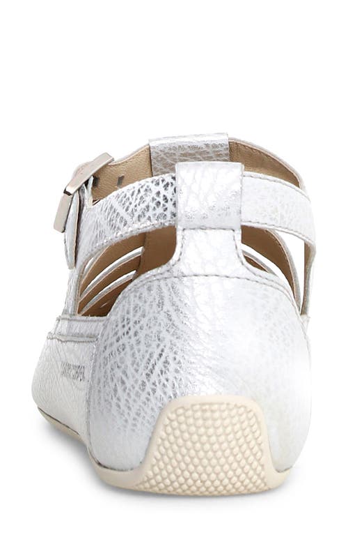 Candice Cooper Rock T-bar Fisherman Sandal In Silver