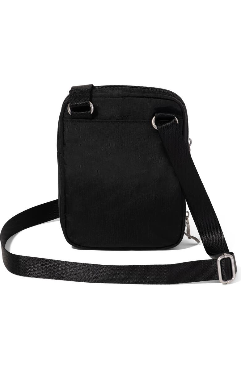 BAGGALLINI Coastal Flip Lock Venture Crossbody, Alternate, color, Black