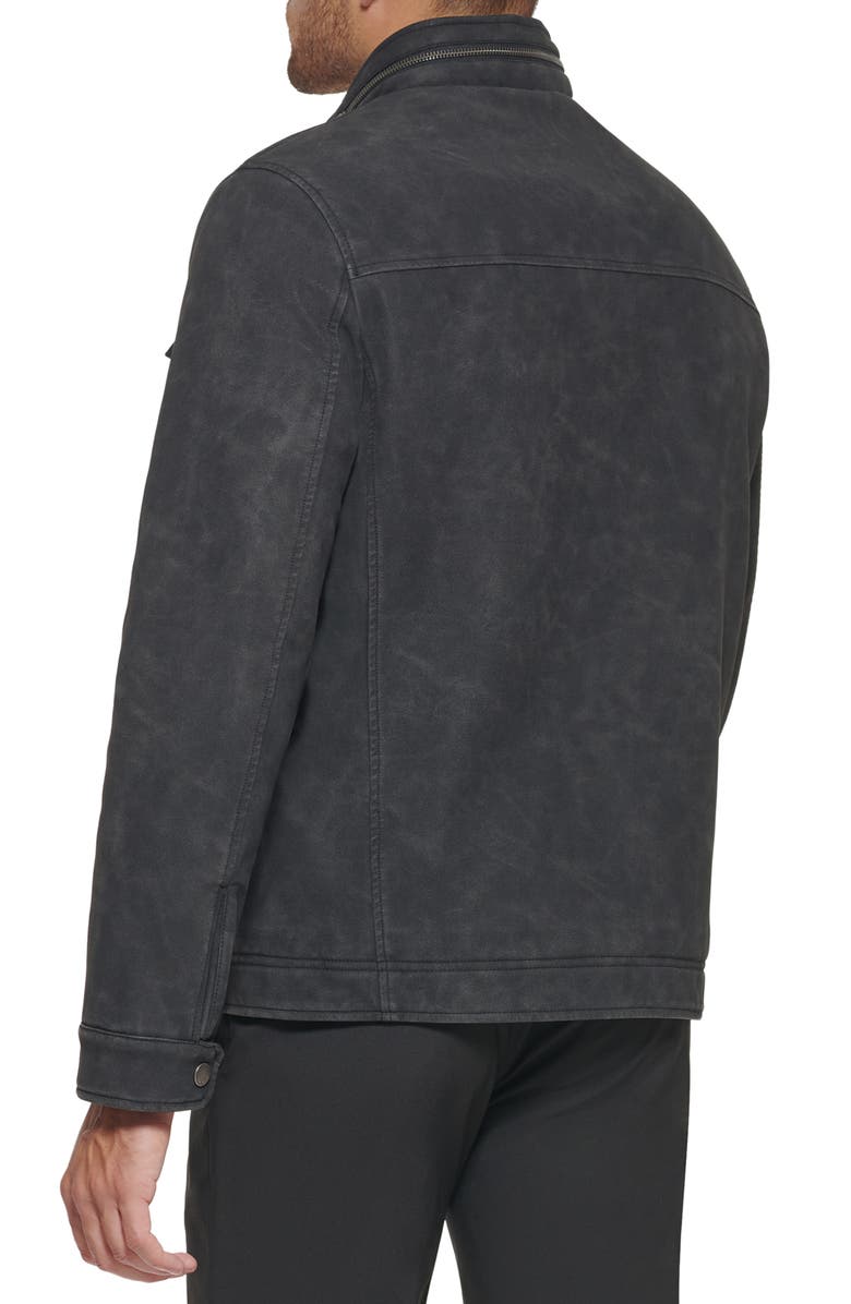 Dockers<sup>®</sup> Faux Leather Military Jacket, Alternate, color,