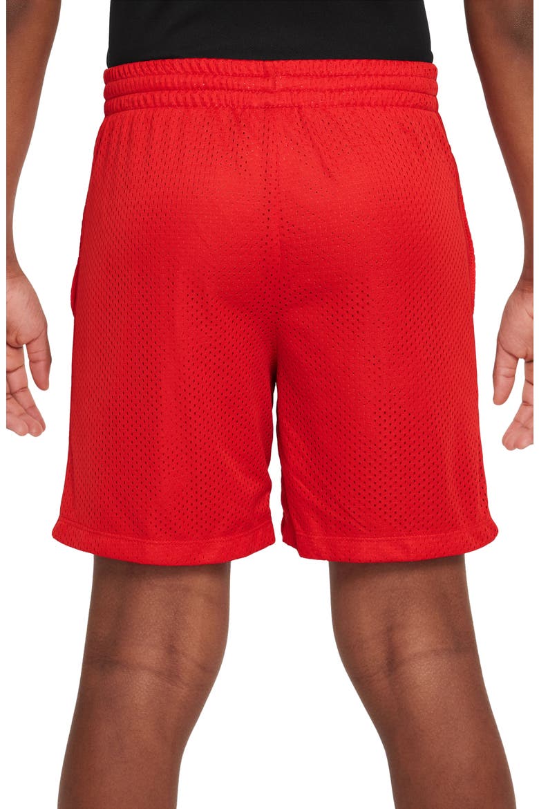 Kids' Mesh Dri-FIT Shorts, Alternate, color, 657 UNVRED/WHITE