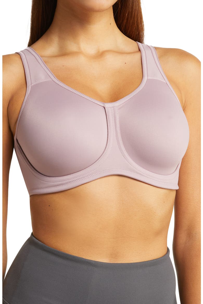 Simone Seamless Underwire Sports Bra, Main, color, TOADSTOOL