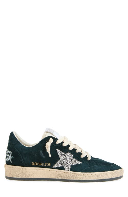 Golden Goose Ball Star Sneakers In Magical Forest/white/silver