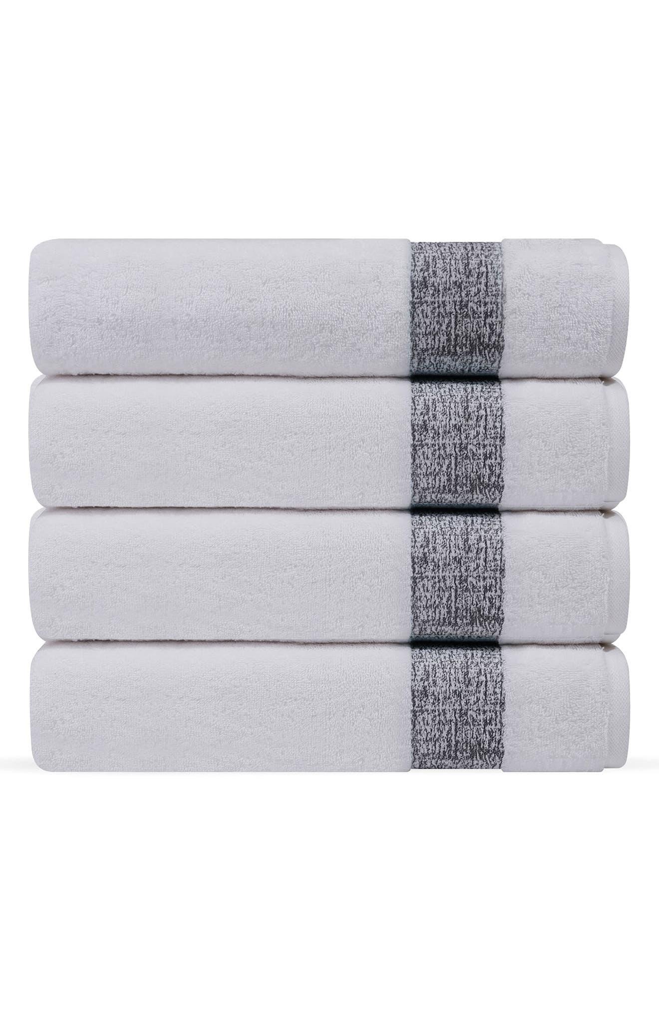 DePera Pera Set of 4 Turkish Cotton Hand Towels