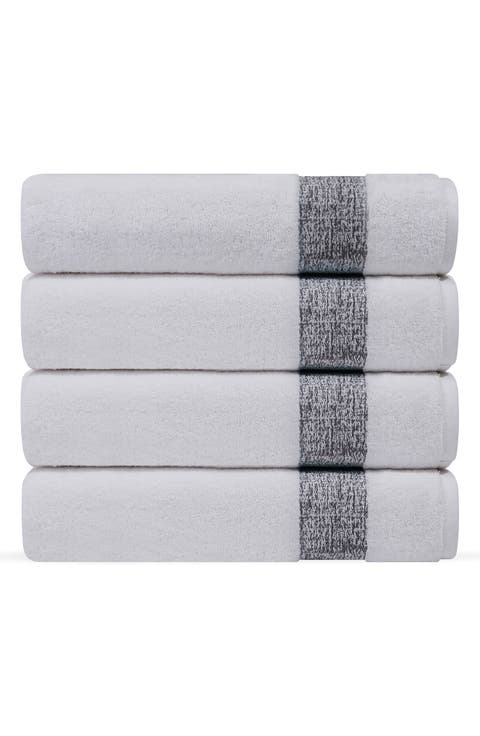 Pera Set of 4 Turkish Cotton Hand Towels