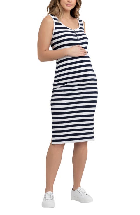 Lee Button Down Rib Dress