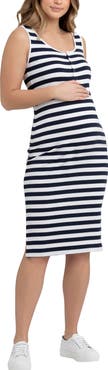 Ripe Maternity Lee Button Down Rib Dress