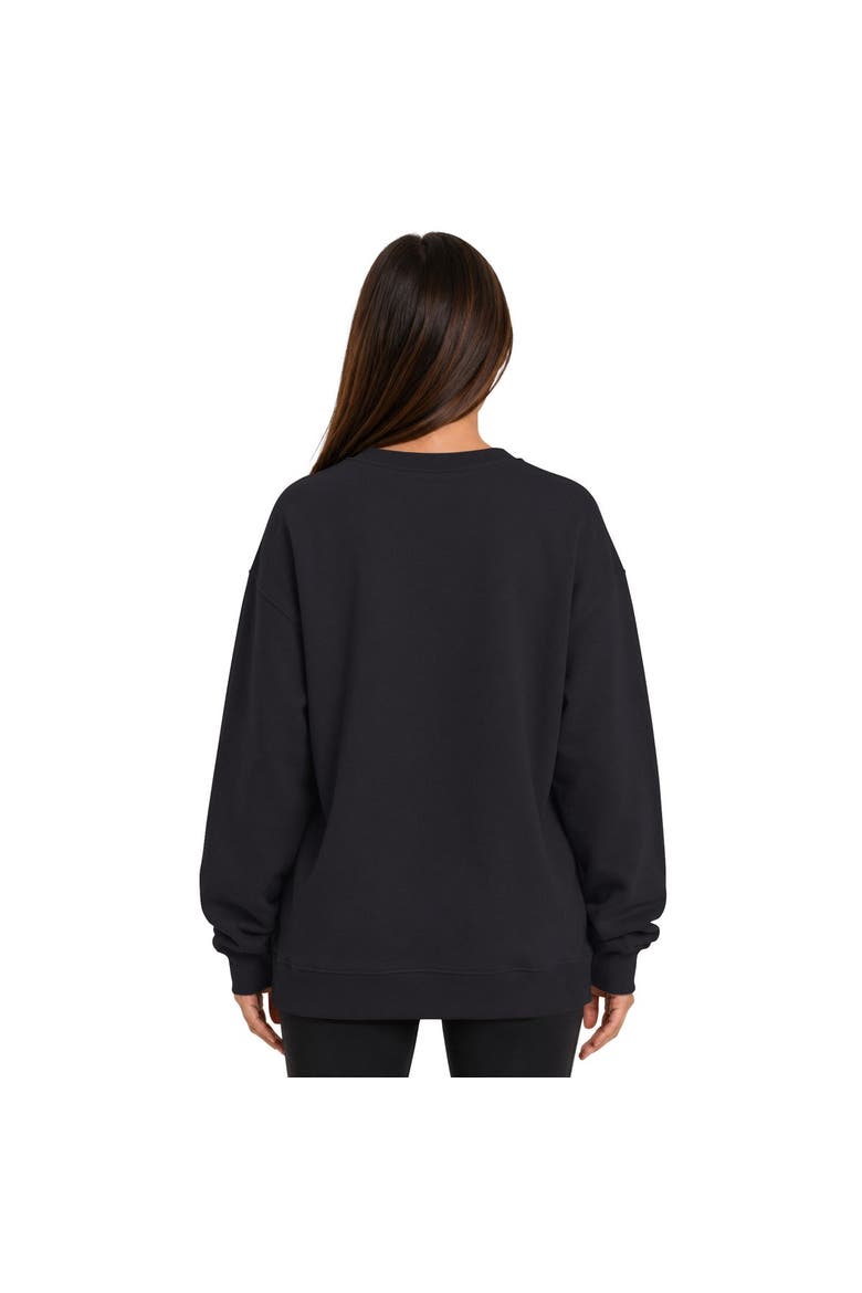 Women's Starter  Black Minnesota Vikings Athleisure Oversized Fleece Sweatshirt, Alternate, color, Black