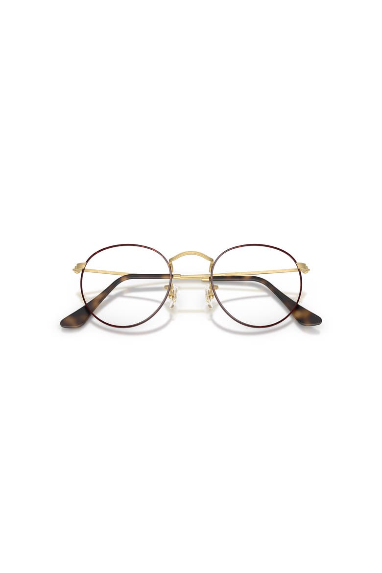 47mm Round optical glasses, Alternate, color, Tortoise