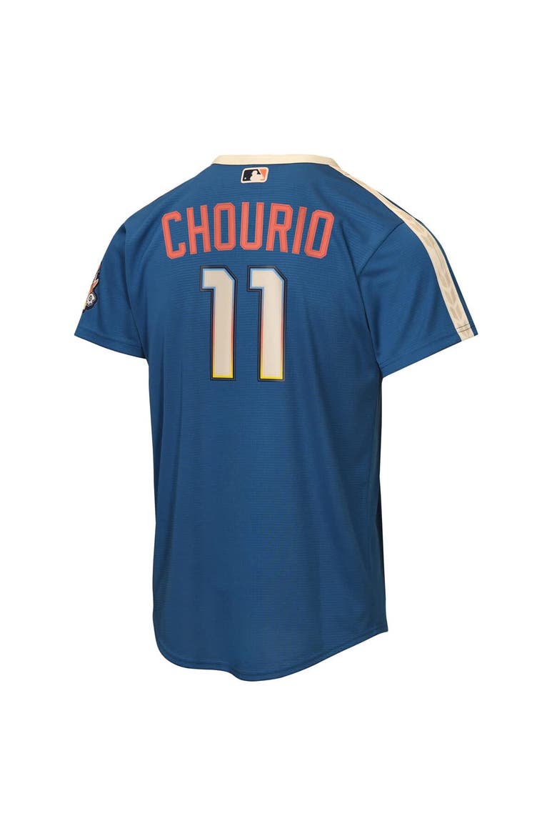 Youth Nike Jackson Chourio Mineral Blue Milwaukee Brewers 2026 City Connect Stadium Jersey, Alternate, color, Mineral Blue