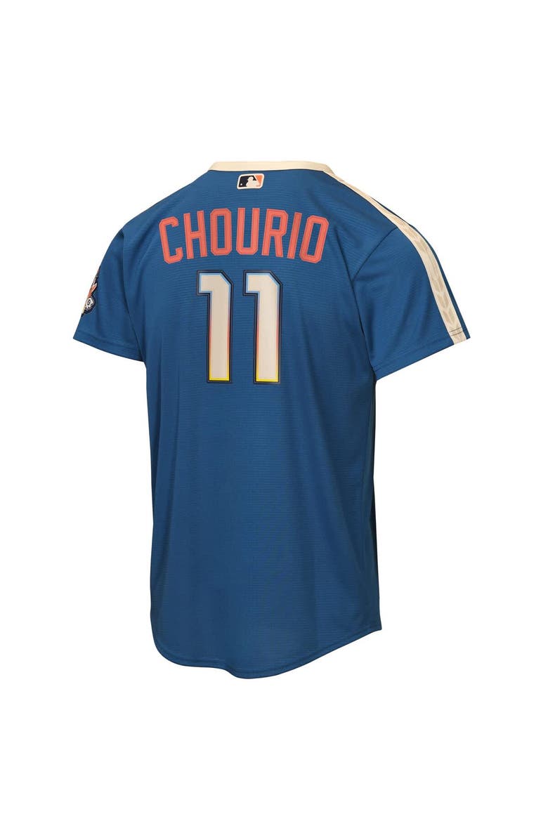 Nike Youth Nike Jackson Chourio Mineral Blue Milwaukee Brewers 2026 City Connect Stadium Jersey, Alternate, color, Mineral Blue
