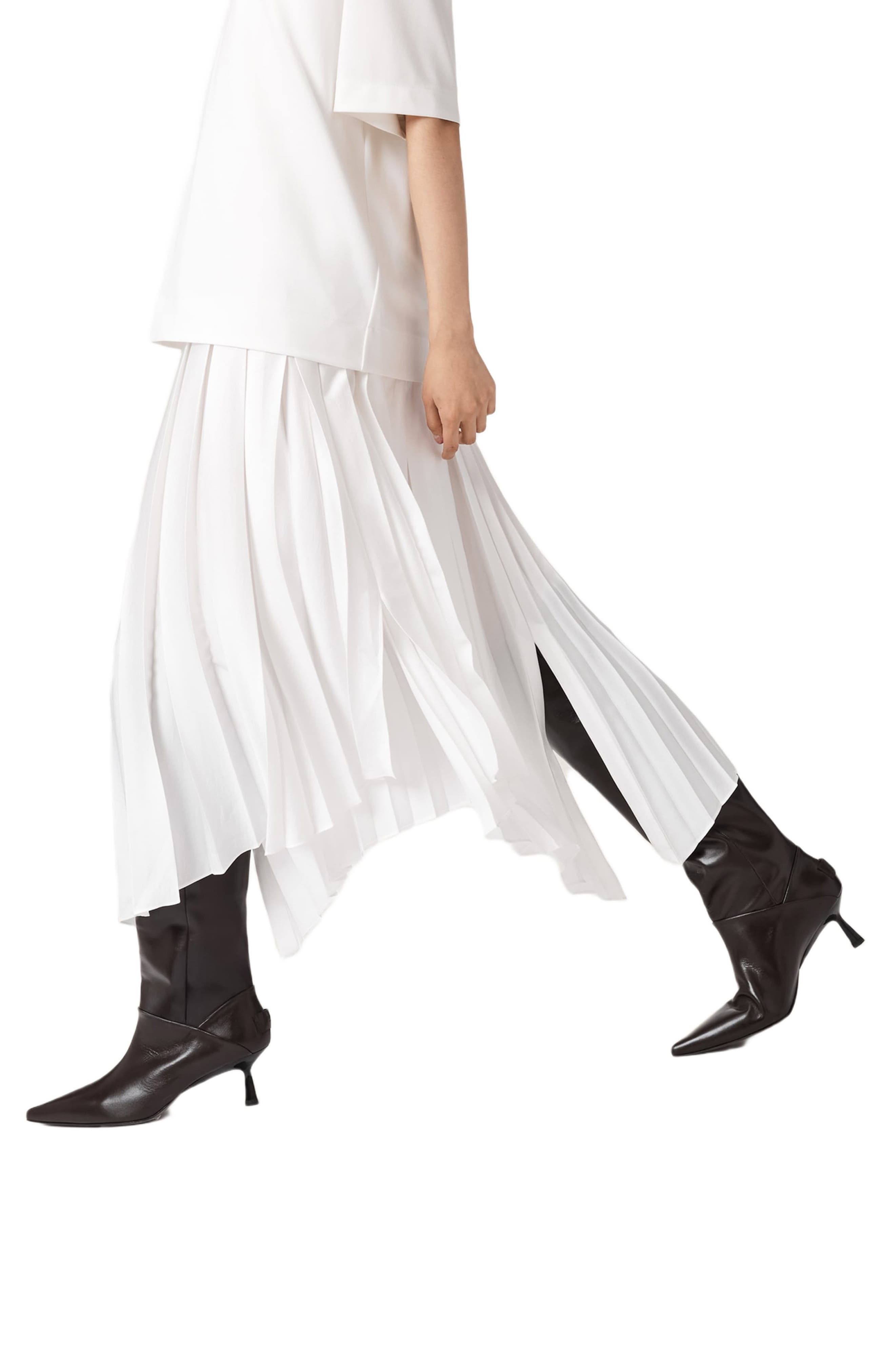 AllSaints Odyssey Knee High Boot, Alternate, color, Brown