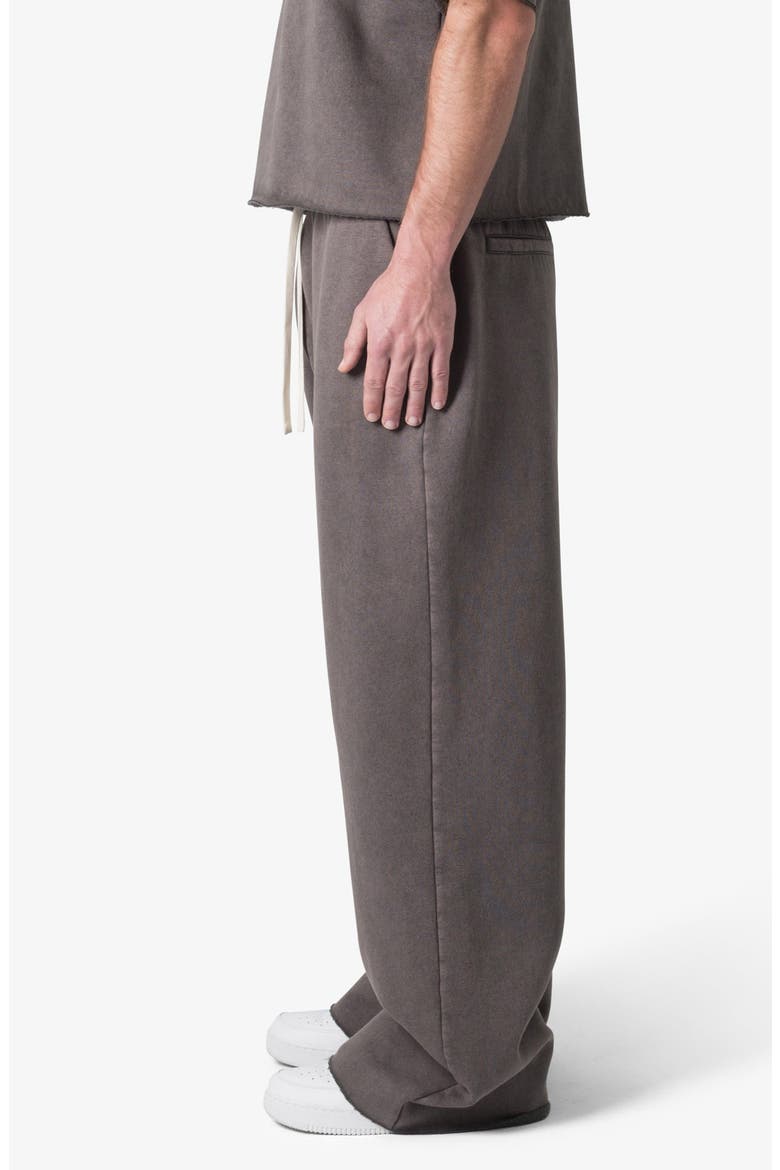 Washed Ultra Baggy Sweatpants, Alternate, color, WASHED BLACK