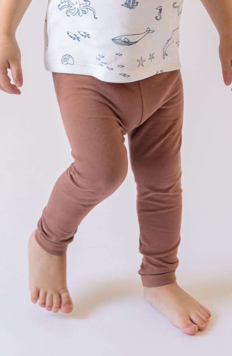 Pehr Essentials Stretch Organic Cotton Leggings, Alternate, color,