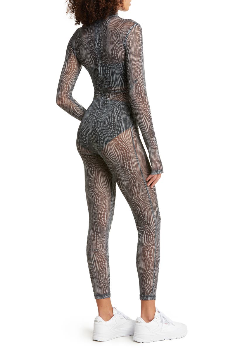 CARDI B X REEBOK Sheer Jumpsuit, Alternate, color, 