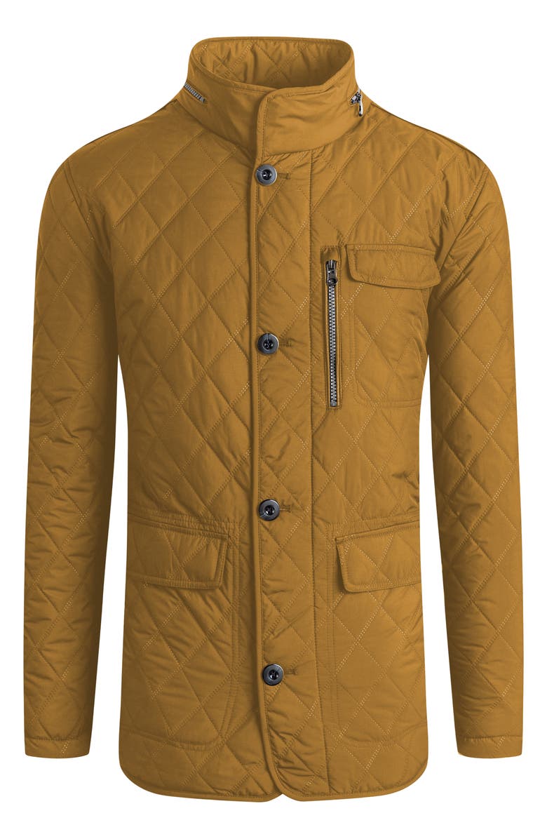 Bugatchi Quilted Jacket, Main, color, 