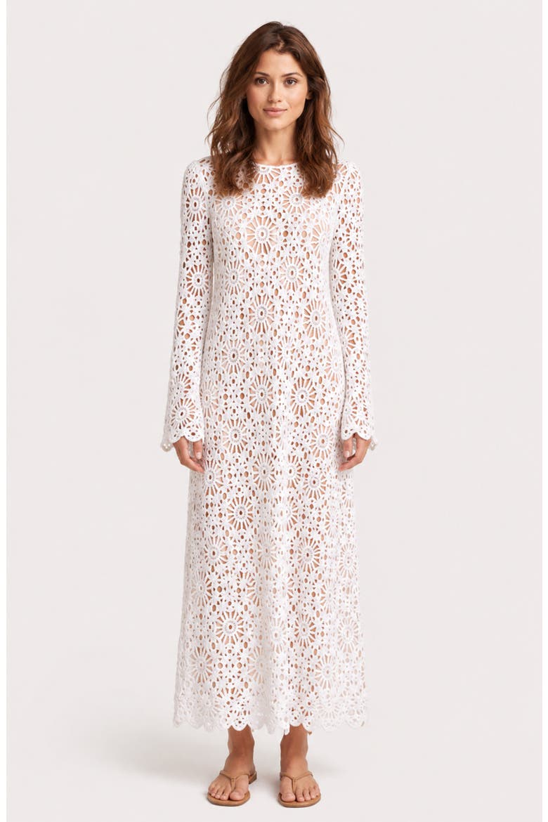 Beatriz Dress, Main, color, Ecru