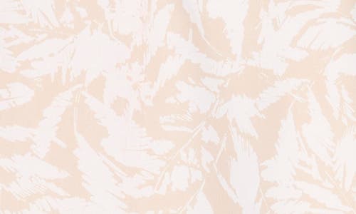 Shop Vince Camuto Floral Off The Shoulder Long Sleeve Top In Natural Sand