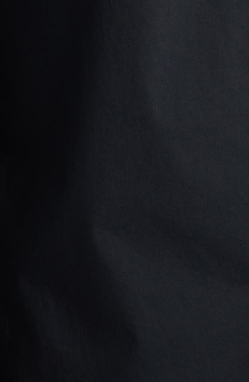 Open Edit Slim Fit Stretch Cotton Button-up Shirt In Black Caviar
