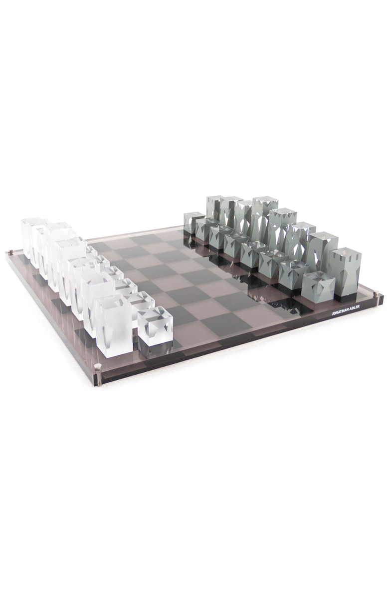 Jonathan Adler Acrylic Chess Set, Alternate, color, 